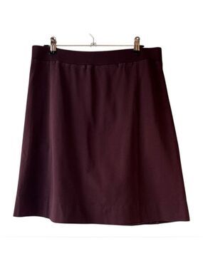 PATAGONIA Burgundy Organic Cotton A-Line Skirt